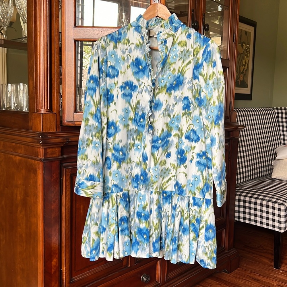 Tuckernuck Tate dress blue floral
